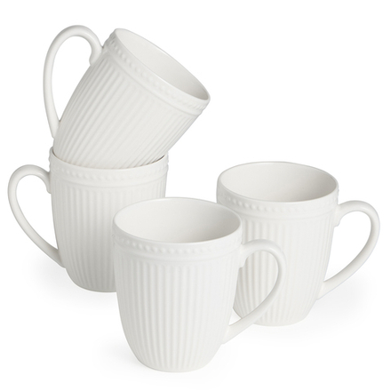 НАБОР КРУЖЕК LEFARD "GORGEOUS" 4 ШТ. 8,9*12,4*10,7 СМ 400 МЛ (КОР=6НАБ.)