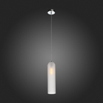 SL1145.153.01 Светильник подвесной ST-Luce Хром/Белый E27 1*60W CALLANA