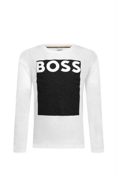 Лонгслив BOSS Kidswear - белый(J25O75)