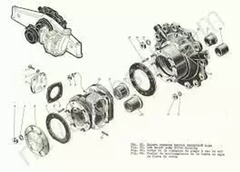 Корпус привода насоса забортной воды Д6 СБ 584-02
