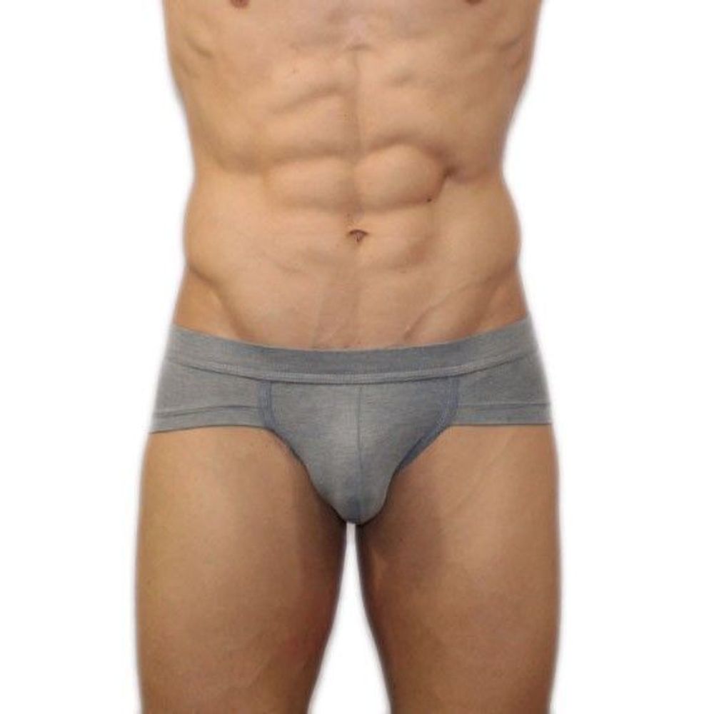Мужские трусы брифы серые Romeo Rossi RR2007