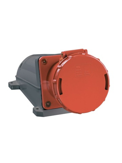 Розетка ОП 63А 380В 3P+PЕ ССИ-134 IP54 IEK PSR12-063-4