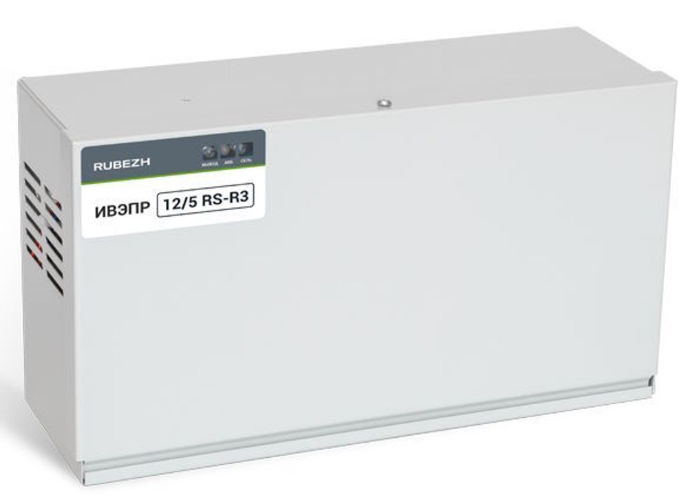 Источник питания  Рубеж ИВЭПР 12/5 RS-R3 2х12 БР