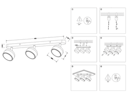 Ambrella Светильник накладной поворотный со сменной лампой GX53 Techno TN71015