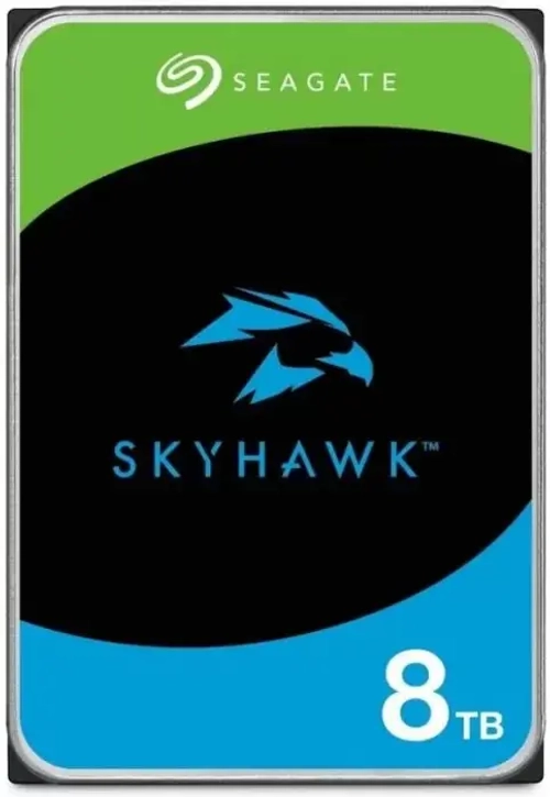 Жесткий диск Seagate Skyhawk ST8000VX010, 8ТБ, HDD, SATA III, 3.5"