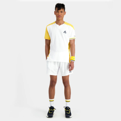 Мужское теннисное поло Le Coq Sportif Pro 23 N°1 T-Shirt Men - White