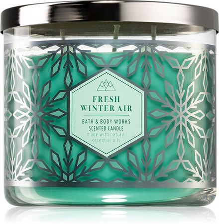 Bath & Body Works Fresh Winter Air - ароматическая свеча И. /   411  g  / GTIN 667557625508