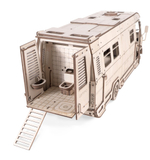 Конструктор 3D деревянный Lemmo Пикник (Домик для кукол на колесах)