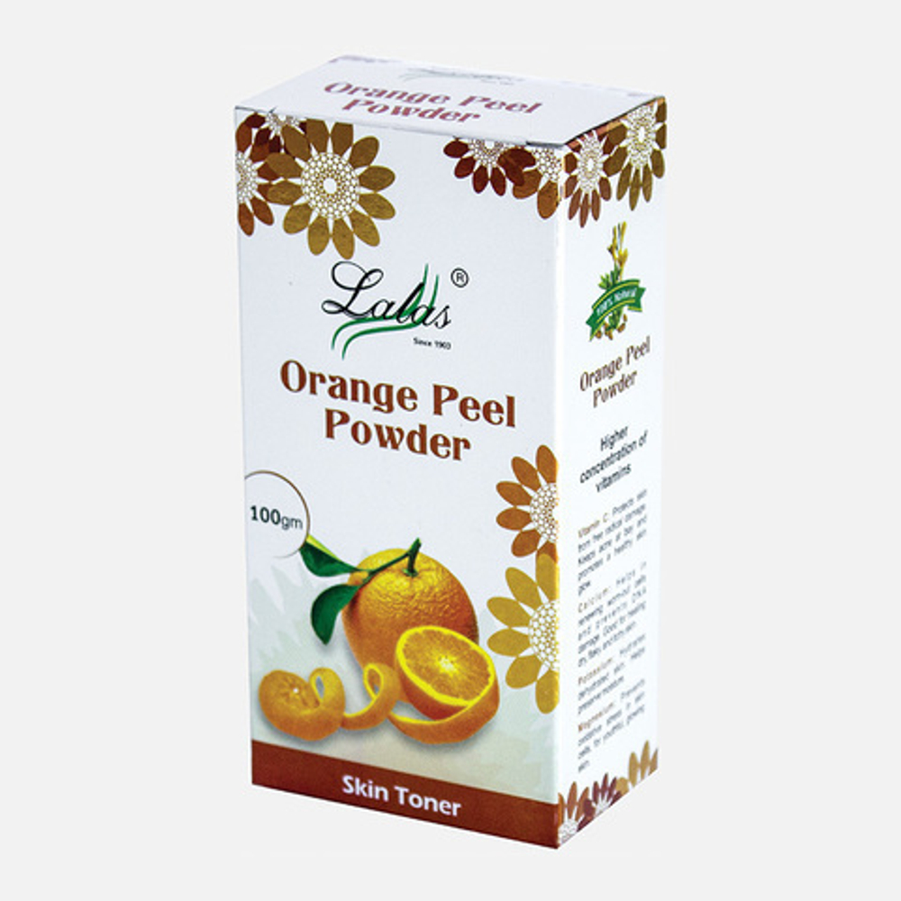 Маска-убтан для лица Lalas Orange Peel Powder Тонизирующая с Апельсиновая цедра 100 гр.