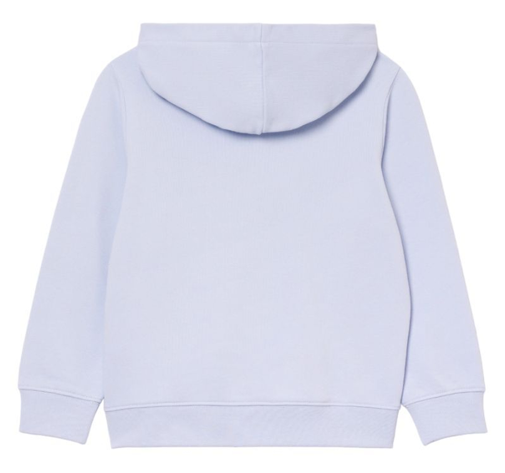 Детская теннисная толстовка Lacoste Roland Garros Edition Embroidered Pique Sweatshirt - Blue