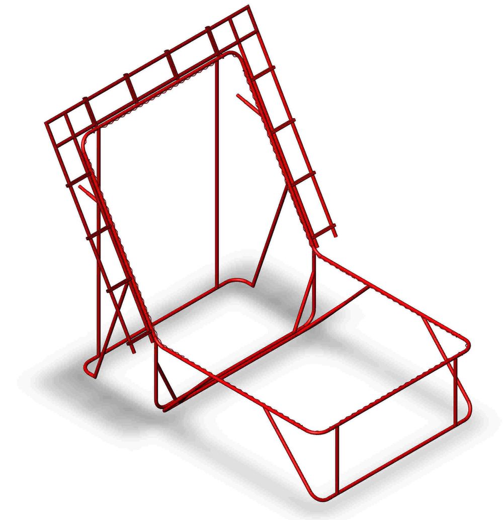 Батутная арена - наклонный модуль 6х3 метра - наклонная рама батута с опорами