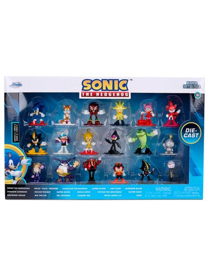 Набор фигурок Nano Sonic The Hedgehog 18шт Wave 2 1.65" 36774