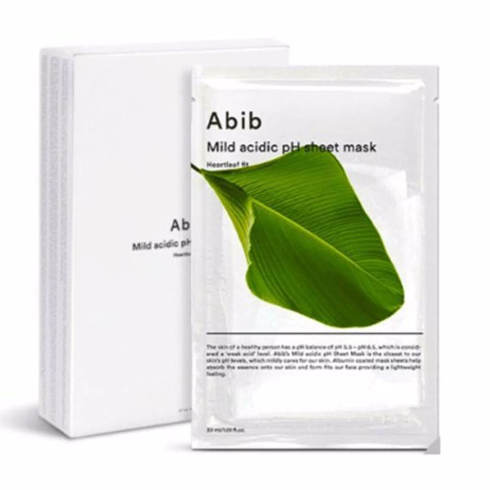 ABIB Mild Acidic Ph Sheet Mask Heartleaf Fi (10ea)