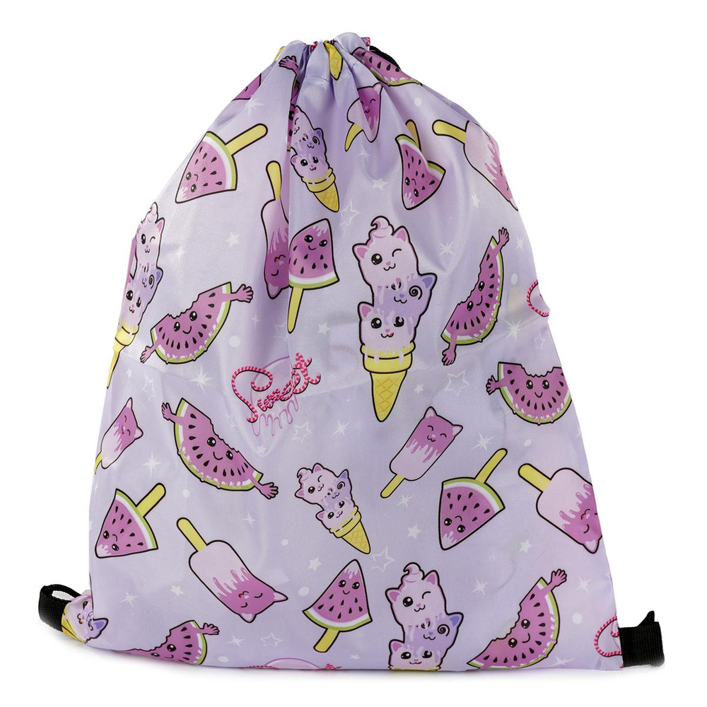 Мешок для обуви 33*40 см, для девочек "Pattern girls", 4 вида микс