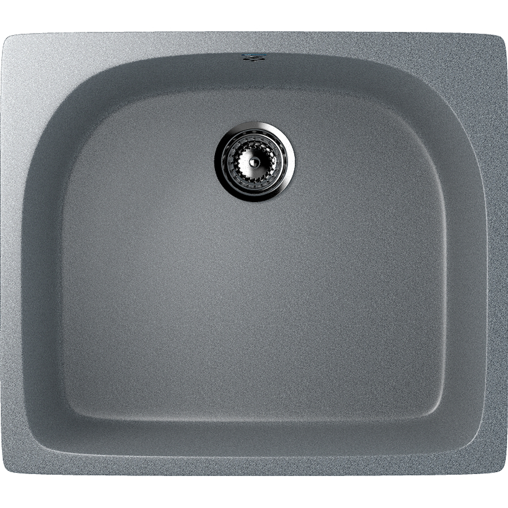 МОЙКА ULGRAN ПРЯМОУГОЛЬНАЯ КЕРАМОГРАНИТ U-408 ТЕМНО-СЕР 309