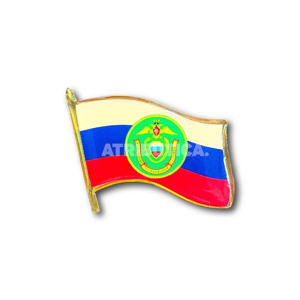 Знак Нагрудный ( Фрачник ) Флажок России С Эмблемой ФПС | ATRIBUTICASTORE.RU