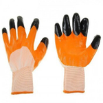 Перчатки пенка черный палец синие (12/720) ЗТ-5960