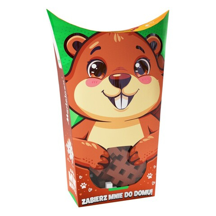 Конструктор Marioinex Mini Waffle Pocket Pets 907061 «Бобр» 25 деталей 907061