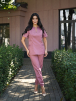 Костюм медицинский женский | Бл-331/2а +Б-128 клеон экстра