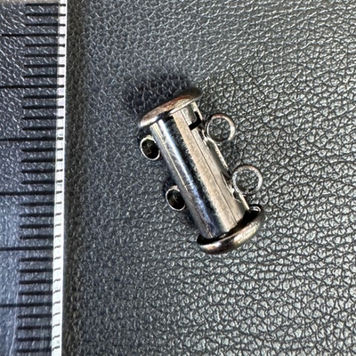 Застежка слайдер gun metal 14мм