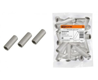 КВТ Гильза медная луженая ГМЛ 6-4 КВТ 41301 100шт