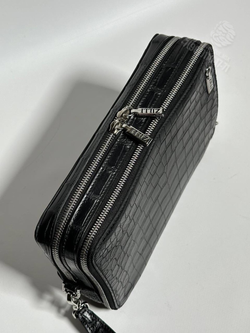 Клатч Zilli из кожи крокодила