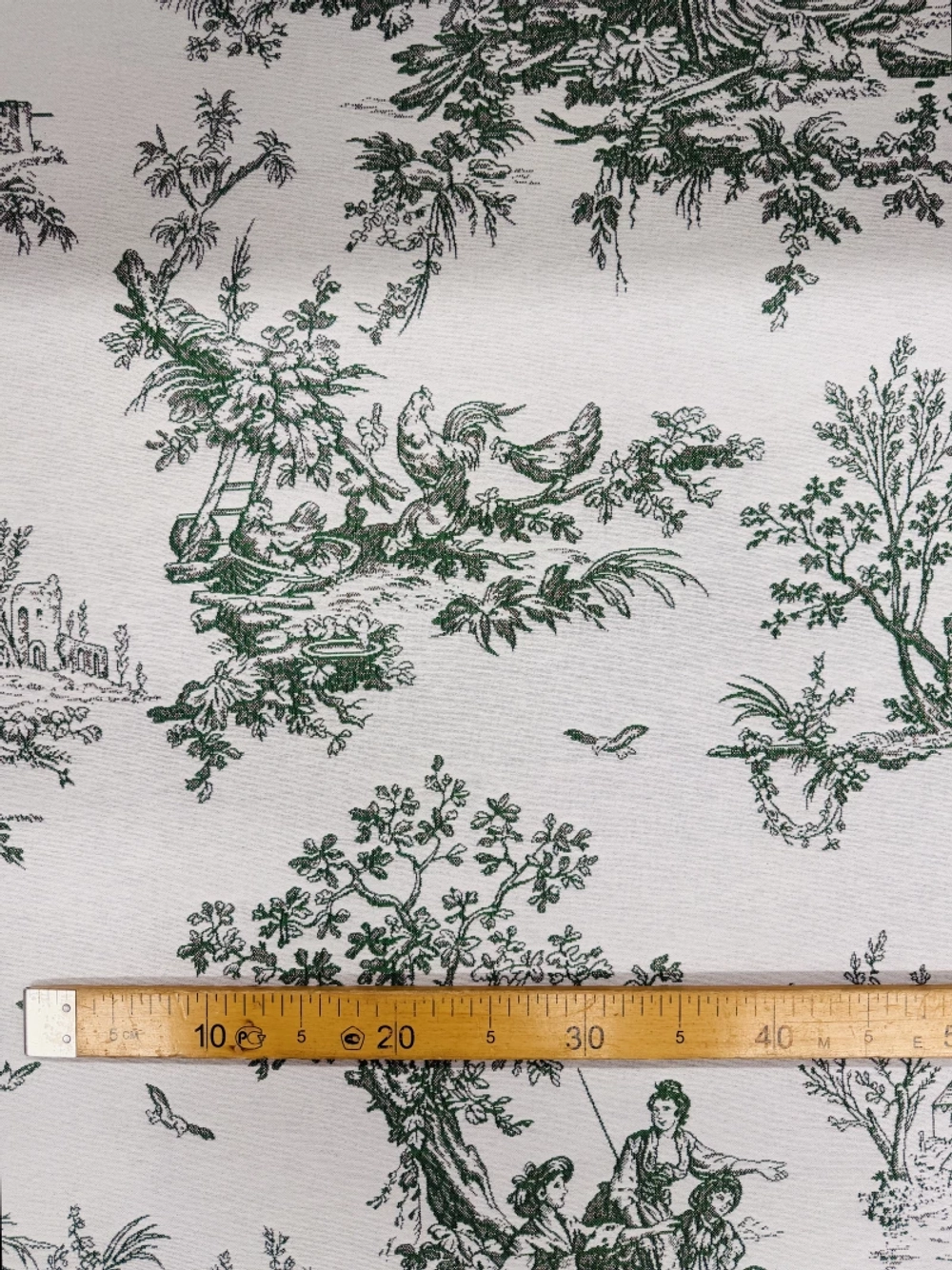 Гобеленовая ткань Туаль Леди Зеленый ширина 280 см