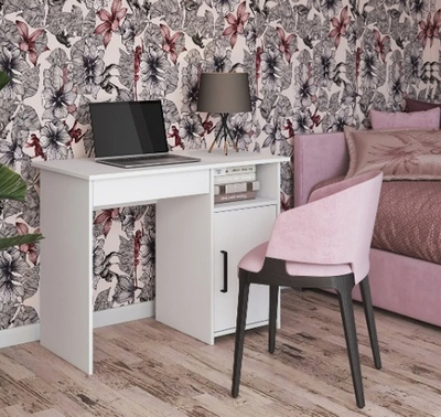 Письменный стол ЛИК-5 СП-2 белый