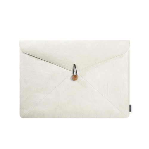 Сумка белого цвета из износостойкой эко-бумаги DuPont для ноутбука или планшета, серия PLI Series Tyvek Sleeve