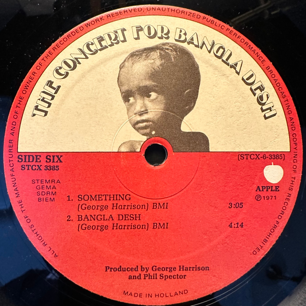 The Concert For Bangla Desh 3LP (Голландия 1971г.)