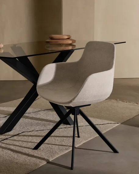 Рабочее кресло Tissiana бежевое