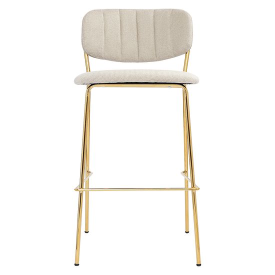 Стул барный eirill, шенилл, серый