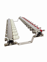 Коллекторная группа с расходомерами САРМАТ 1"x3/4" 12 вых. нерж SS2000 (CN)