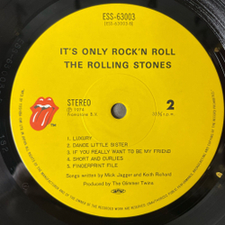 Винтажная виниловая пластинка LP The Rolling Stones It's Only Rock N Roll (Japan 1979) (Obi) Ain't Too Proud To Beg