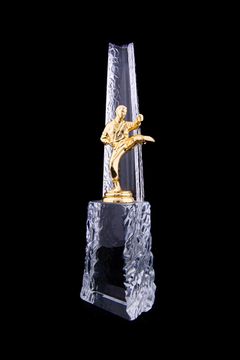 Статуэтка "Спортсмен" LED TD089 золото/прозрачный Athlete Teona Decor