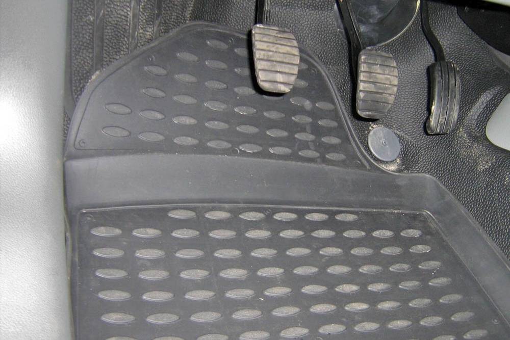Коврики Standard, в салон RENAULT Kangoo грузовой 1998-2013, 2 шт. (полиуретан, чёрные) Element.NLC.41.01.210