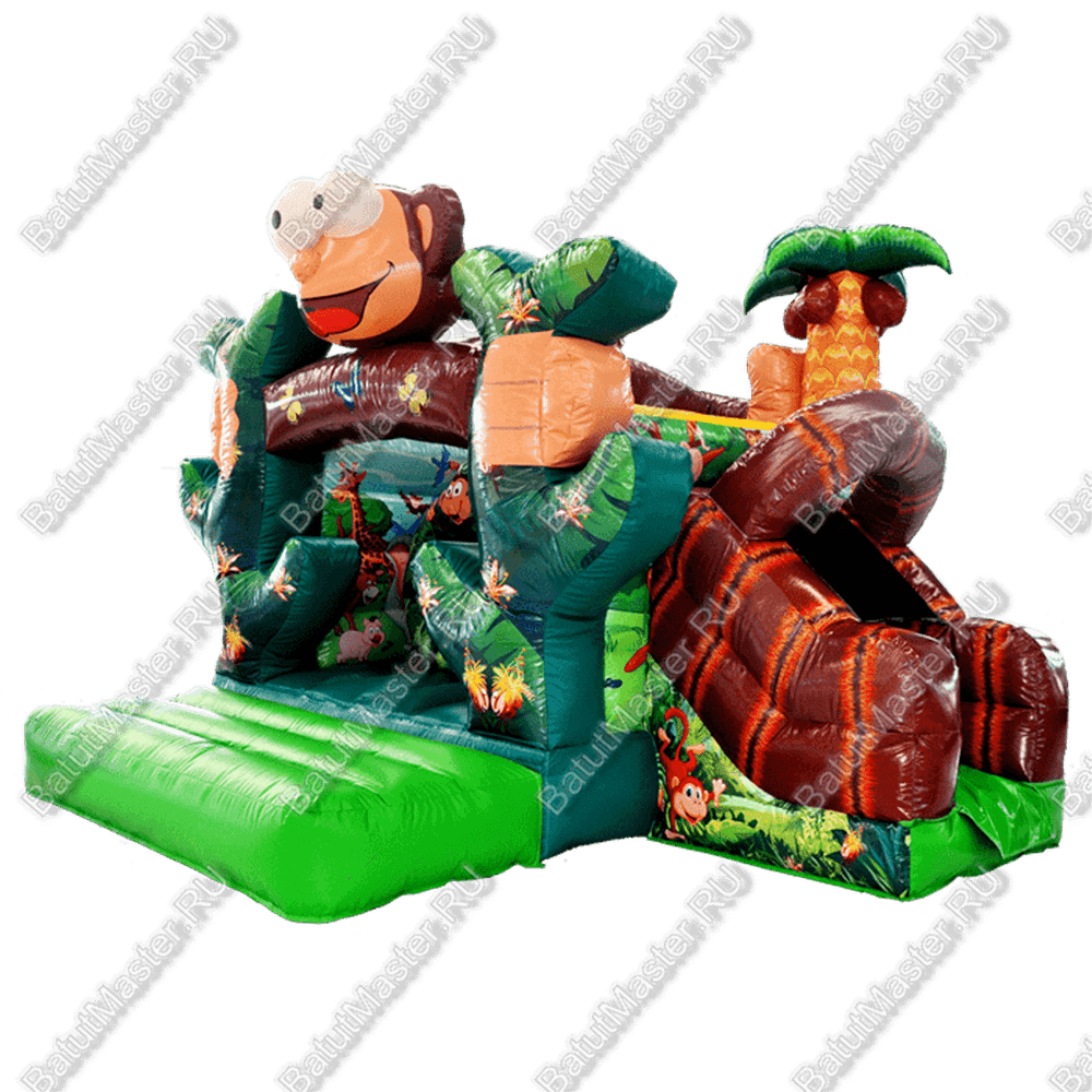 Коммерческий надувной батут "Глазастая обезьянка"