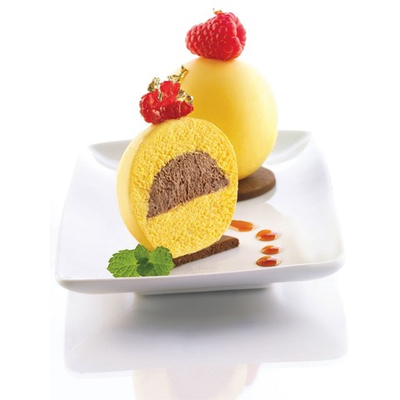 Форма силиконовая Multiflex MUL3D 58 (Сфера), Silikomart, Италия