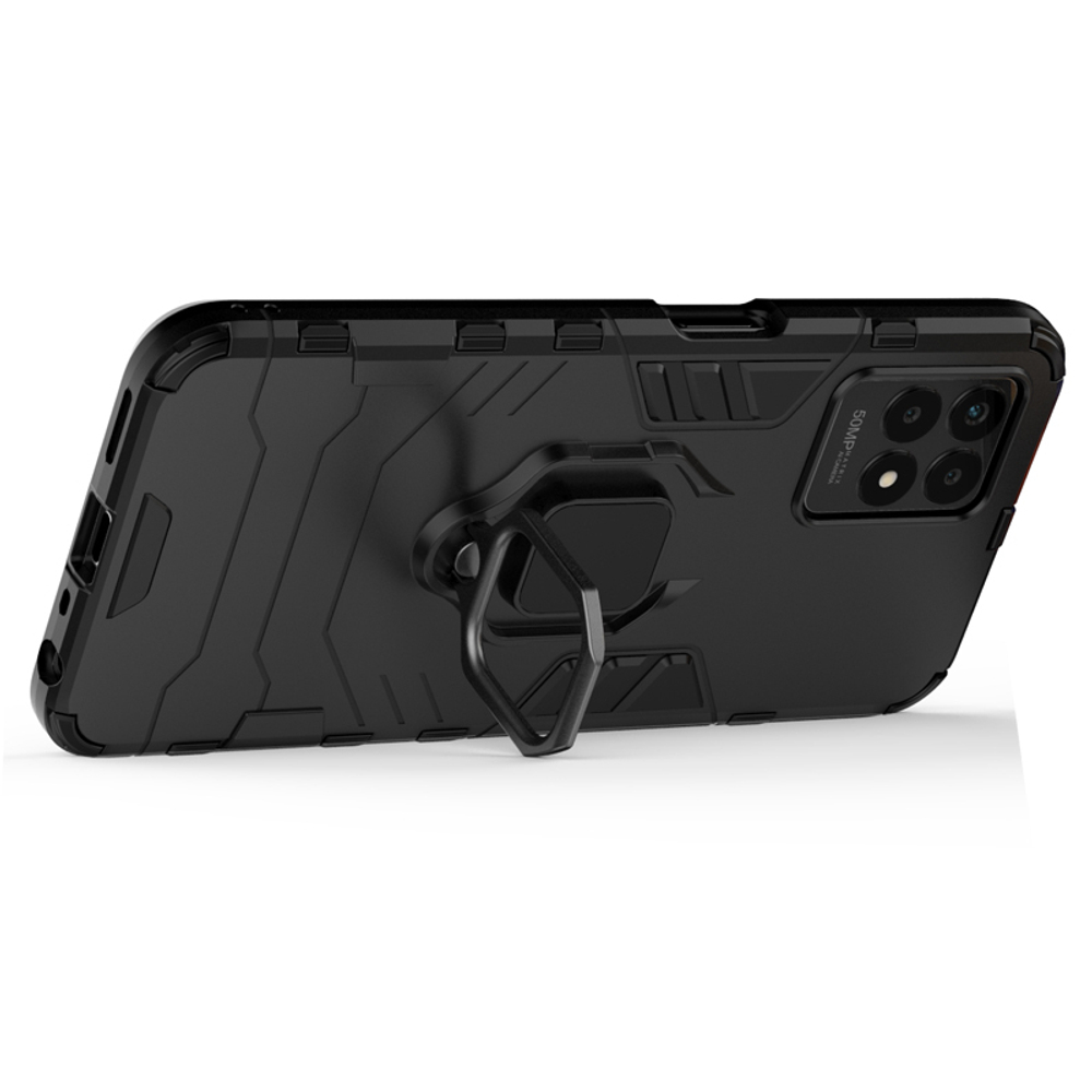 Противоударный чехол с кольцом Panther Case для Realme 8i