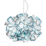 Pendant design lamp Clizia by Slamp D70 (Blue)