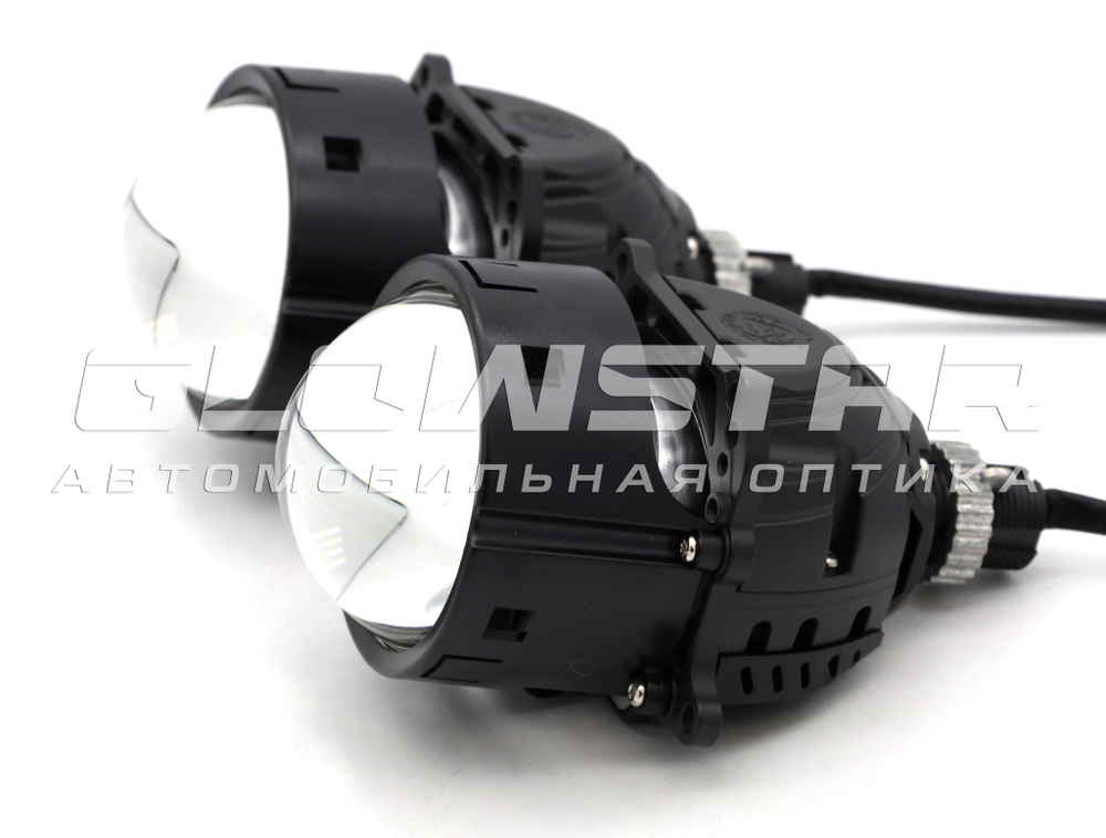 Билед модули Aozoom A15 24 вольта, 3.0 дюйма, 2 чипа, 5500K, 24V, 58W/65W, крепление 3R и съемное гаечное (комплект, 2шт)