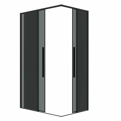 Душевой уголок Grossman Galaxy 300.K33.01.9070.21.10 90x70 стекло тонированное/профиль черный матовый