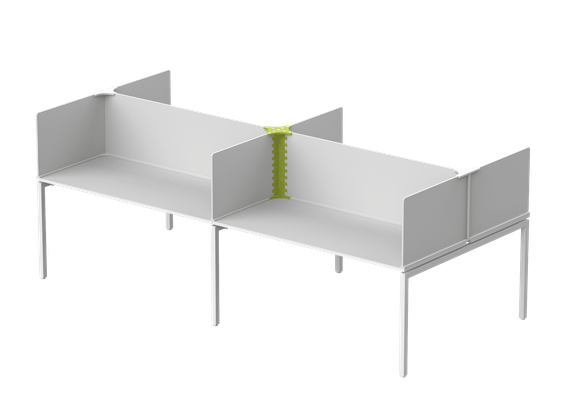 Опора центральная 20х20х60