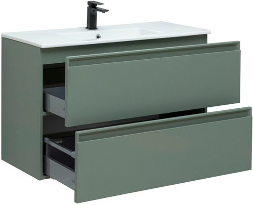 Тумба с раковиной Allen Brau Eclipse 1.E1003.CGM 100 cement grey matt