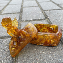 Шкатулка с ангелом (прямоугольная)
