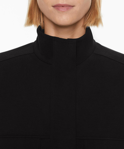 Oysho Куртка с карманами из ткани с модалом, с начесом, черный