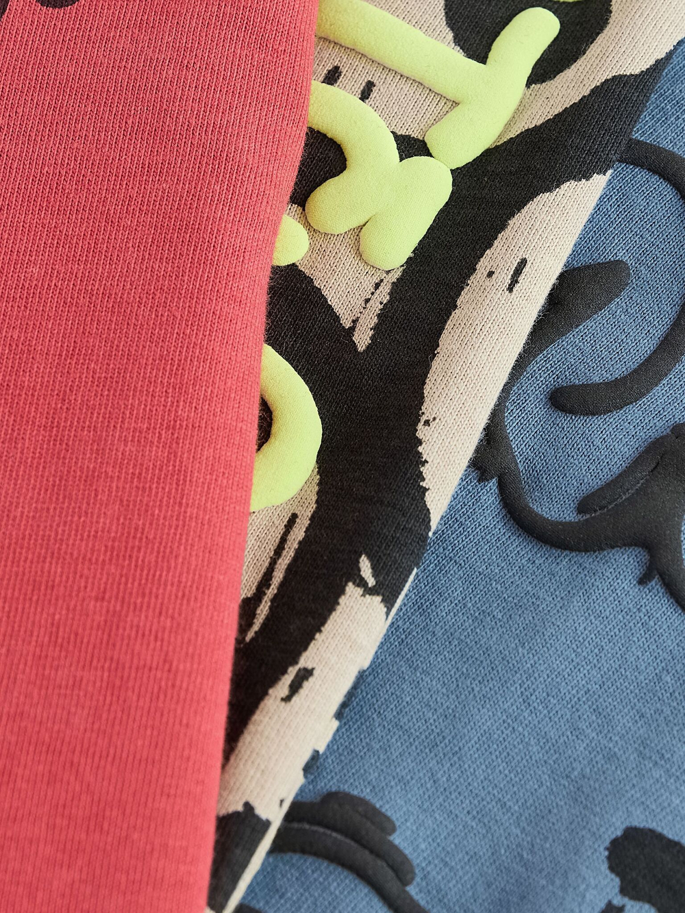 Футболка для мальчика Next E45-243, 3 шт., Бежевый, Красный, Синий