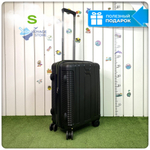 Маленький чемодан Mironpan Model H, Черный, S с расширителем