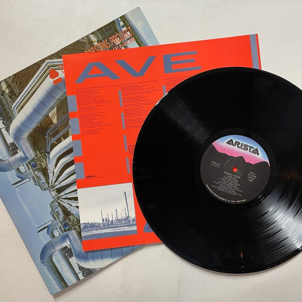 Винтажная виниловая пластинка LP The Alan Parsons Project Ammonia Avenue (Japan 1984) (No Obi) Prime Time