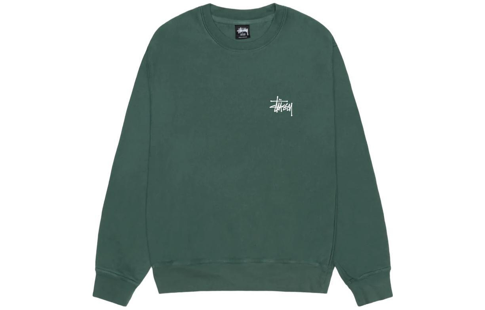 Толстовки Stussy Basic Stussy Pigment Dyed Crew Logo, 1914879